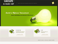 Tablet Screenshot of etelec-eip.com